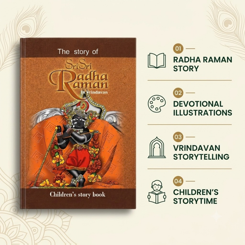 The Story of Sri Sri Radha Raman Krishna Story Book (English)