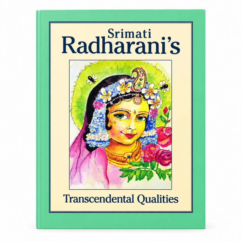 Srimati Radharani's Transcendental Qualities Colouring Book (English)