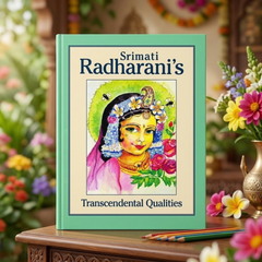 Srimati Radharani's Transcendental Qualities Colouring Book (English)