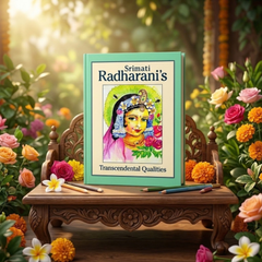 Srimati Radharani's Transcendental Qualities Colouring Book (English)