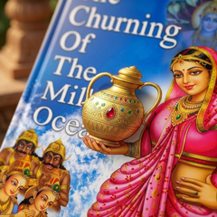 The Churning Of The Milk Ocean Story Book (English)