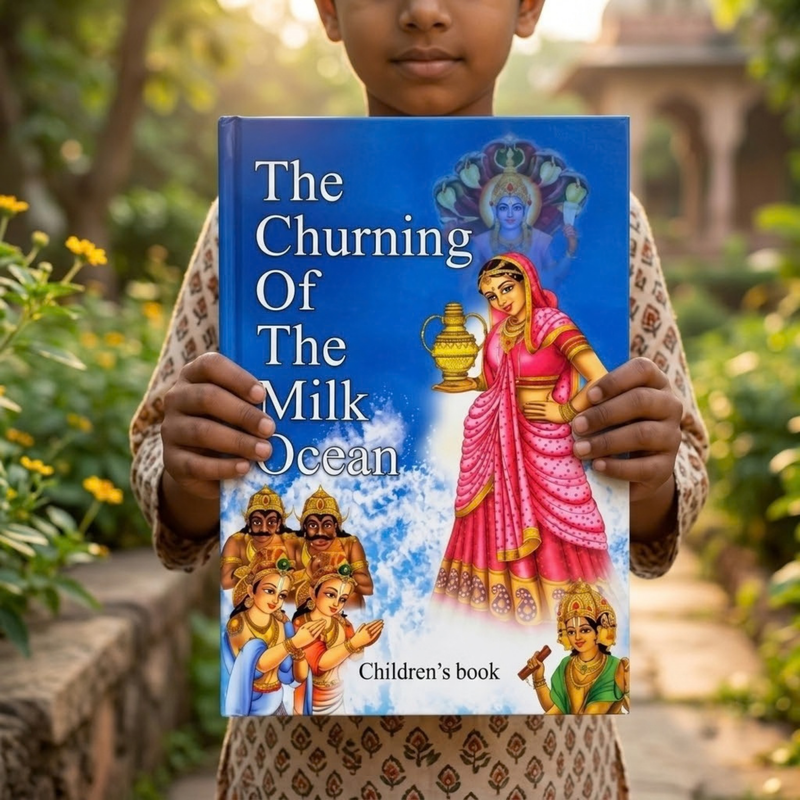 The Churning Of The Milk Ocean Story Book (English)