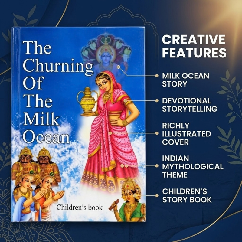 The Churning Of The Milk Ocean Story Book (English)