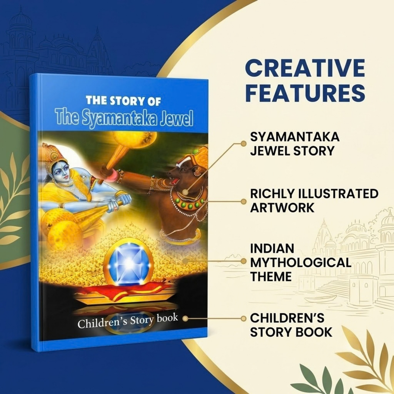 The Story of the Syamantaka Jewel Story Book (English)