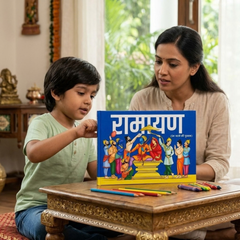 Ramayana Colouring & Story Book (Hindi)