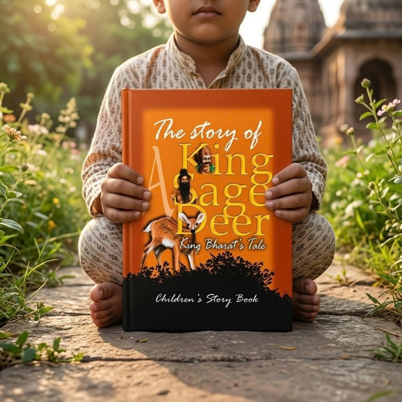 The Story of King Sage Deer Story Book (English)
