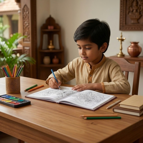 Mahabharata Activity Book (English)