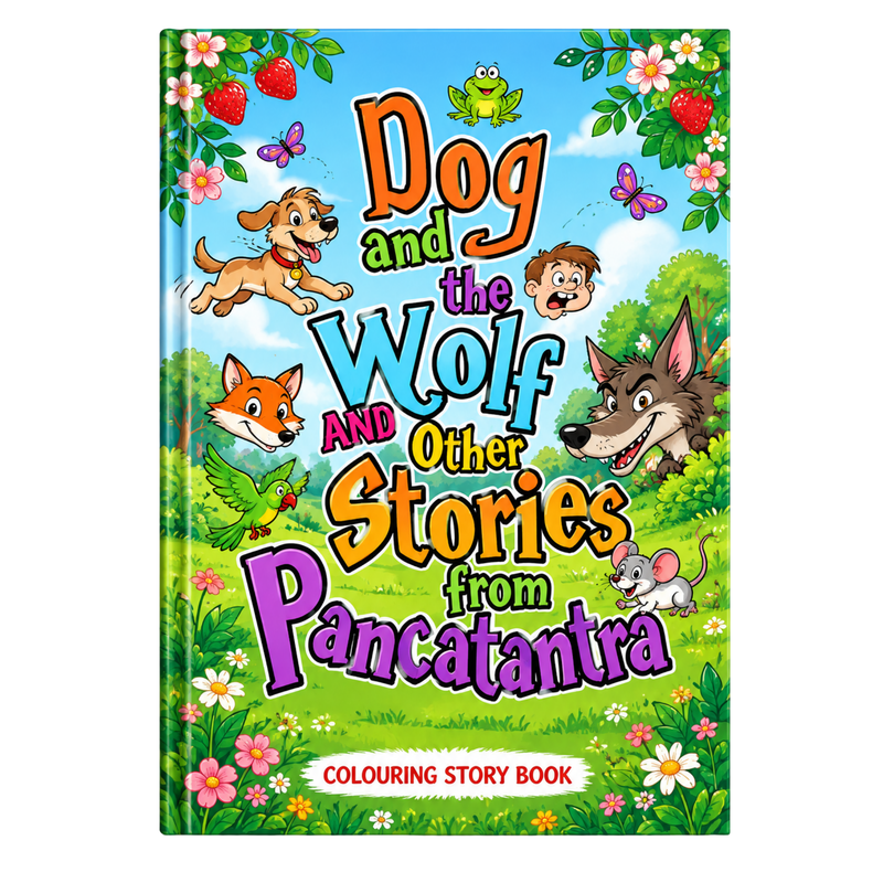 Dog & the Wolf and Other Stories Story Book (English)