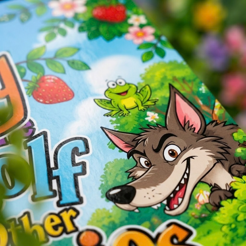 Dog & the Wolf and Other Stories Story Book (English)