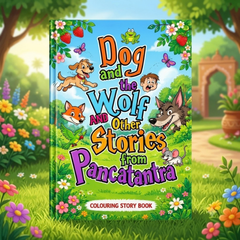 Dog & the Wolf and Other Stories Story Book (English)