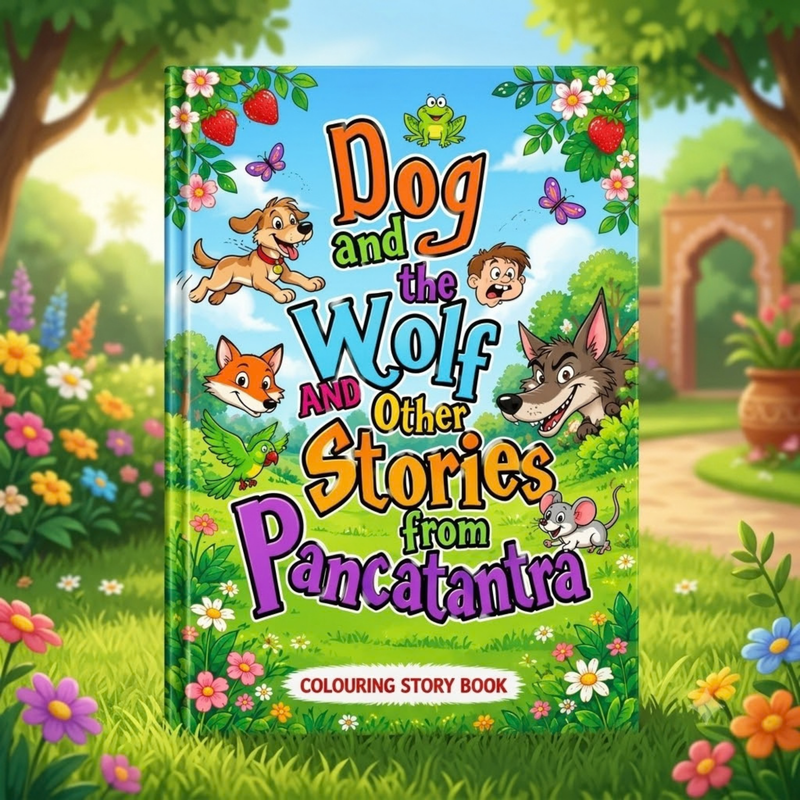 Dog & the Wolf and Other Stories Story Book (English)
