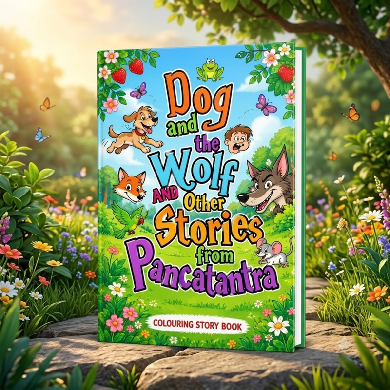 Dog & the Wolf and Other Stories Story Book (English)