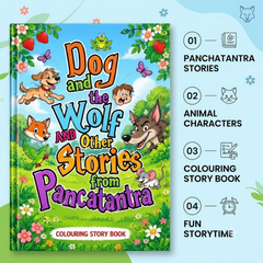 Dog & the Wolf and Other Stories Story Book (English)