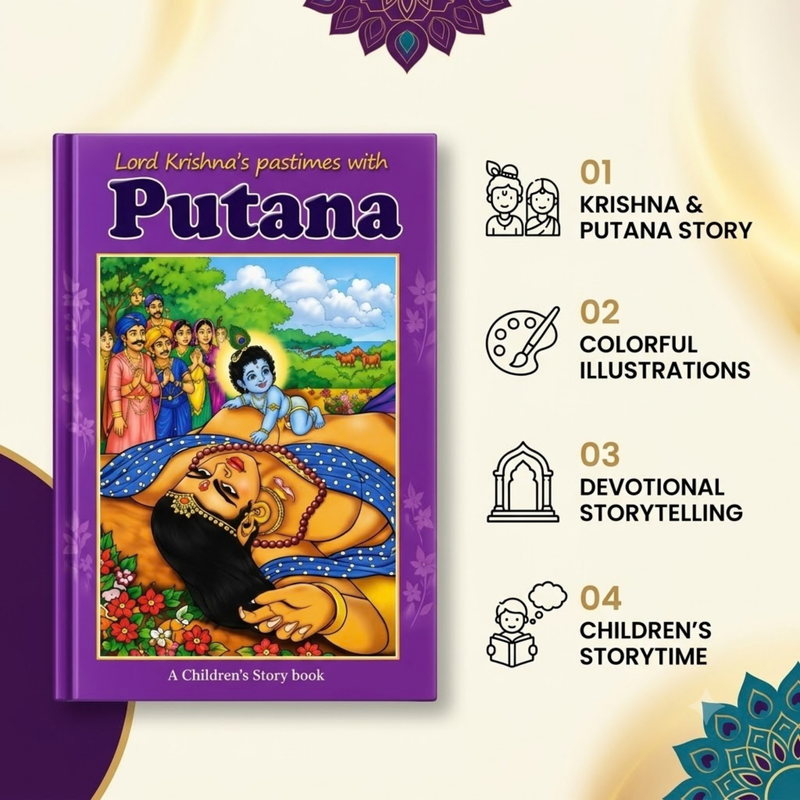 Putana Krishna Story Book (English)