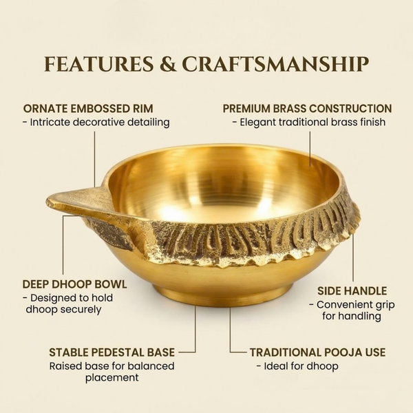 Brass Kuber Diya No. 0