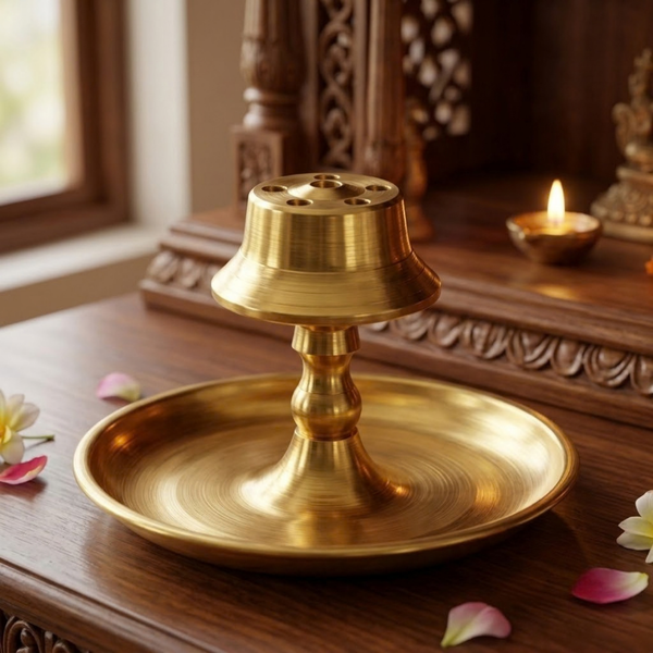 Brass Agarbatti Stand No.2
