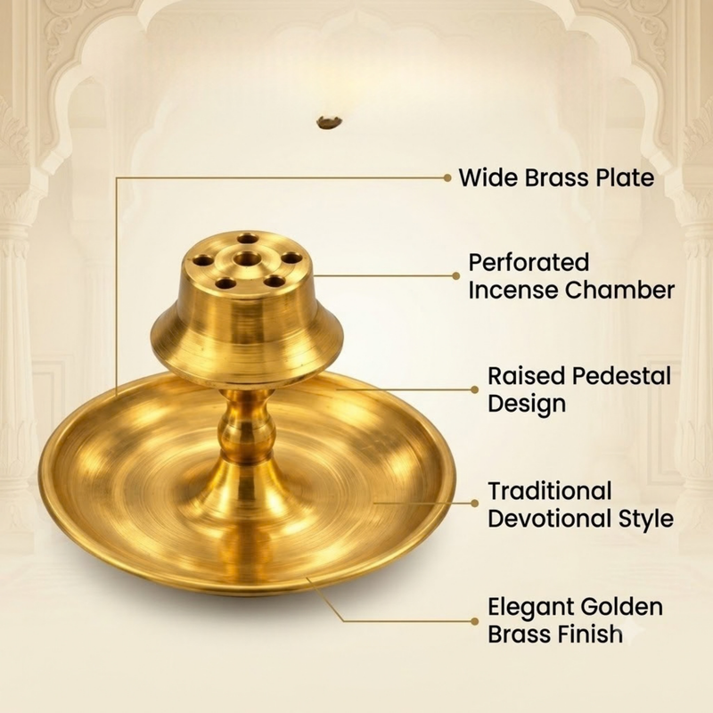 Brass Agarbatti Stand No.2
