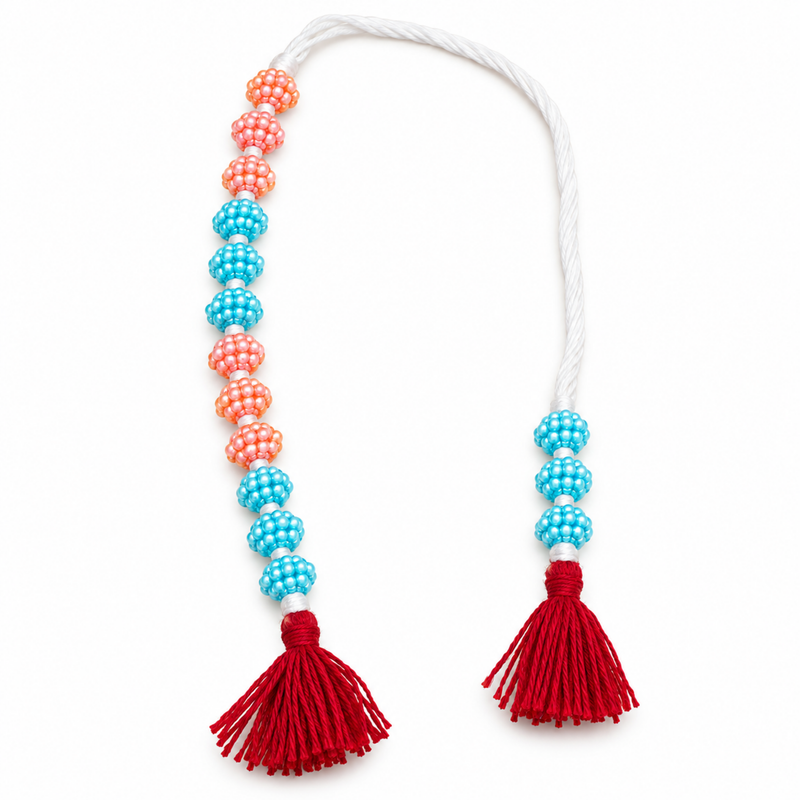 Multi-Colour Artificial Sakshi Mala – Medium