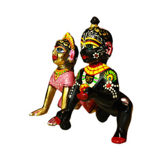 Brass Laddu Gopal Idol Antique Black Finish Size No 6