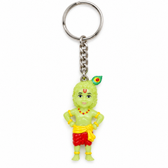 Sri Krishna Standing Glow in the Dark Keychain