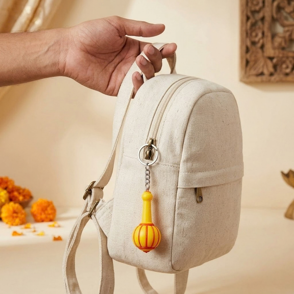Hanuman Gada Metal Keychain