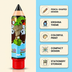 Sri Krishna Pencil Shaped Pencil Box