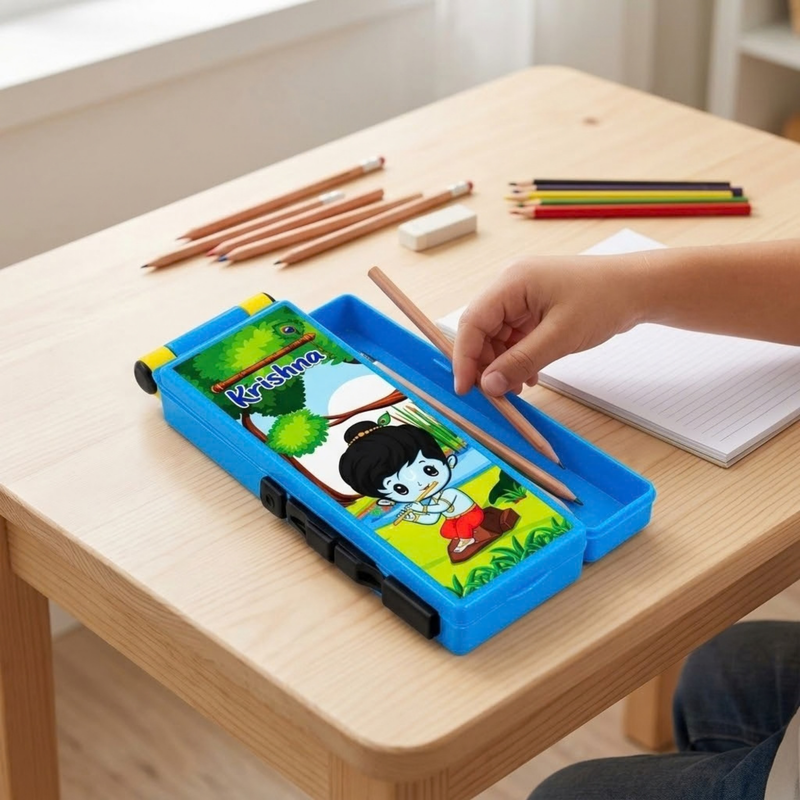 Sri Krishna Vertical Pencil Box