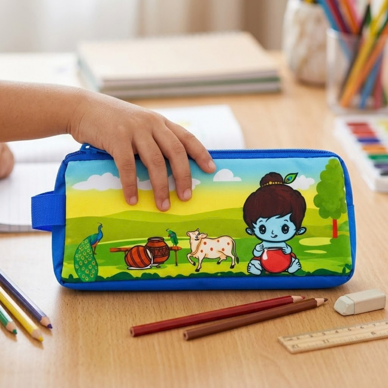 Sri Krishna Pencil Pouch