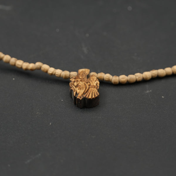 Tulsi Kanthi Mala with Radha Krishna Locket – 1 Round