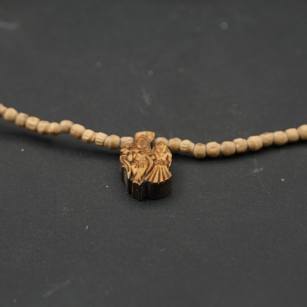 Tulsi Kanthi Mala with Radha Krishna Locket – 1 Round