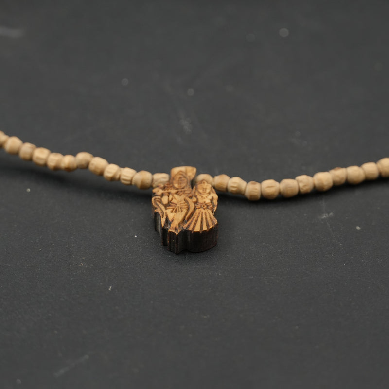 Tulsi Kanthi Mala with Radha Krishna Locket – 1 Round