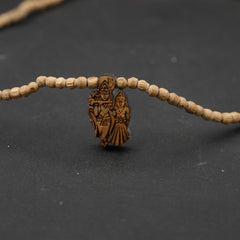 Tulsi Kanthi Mala with Radha Krishna Locket – 1 Round