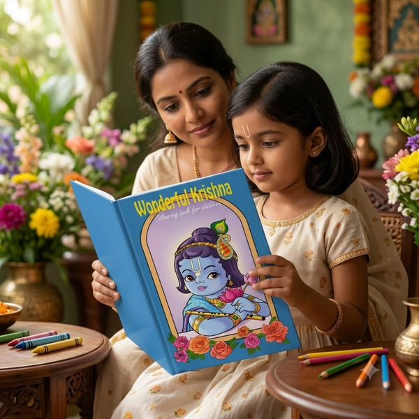 Krishna Pets Colouring Book (English)