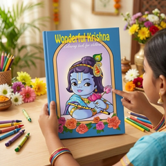 Krishna Pets Colouring Book (English)