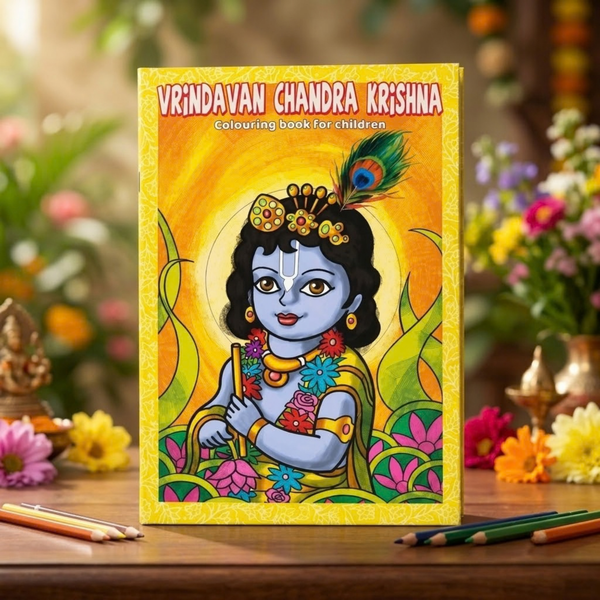 Vrindavan Chandra Krishna Colouring Book (English)