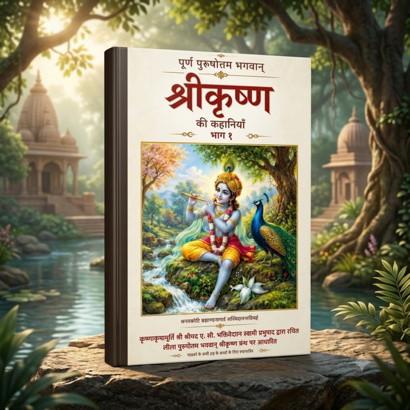 The Story of Krishna Vol. 1 Krishna Story Book (Hindi)