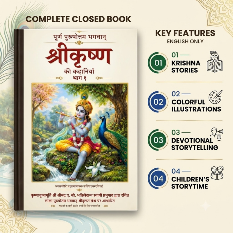 The Story of Krishna Vol. 1 Krishna Story Book (Hindi)