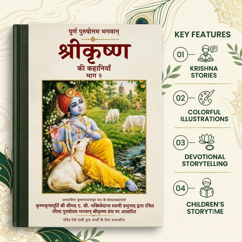 The Story of Krishna Vol. 2 Krishna Story Book (Hindi)