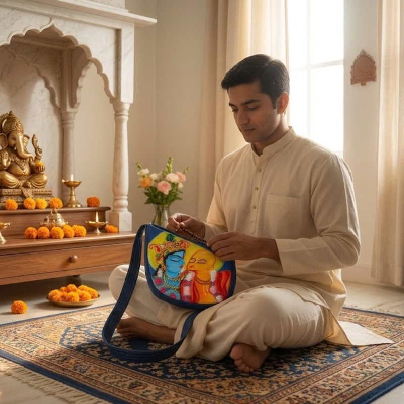Premium Hand-Painted Chanting Bag