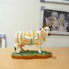Carved Sacred Cow Polyresin Idol (Large)