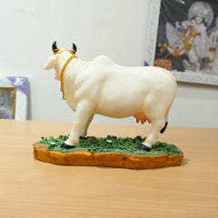 Carved Sacred Cow Polyresin Idol (Large)