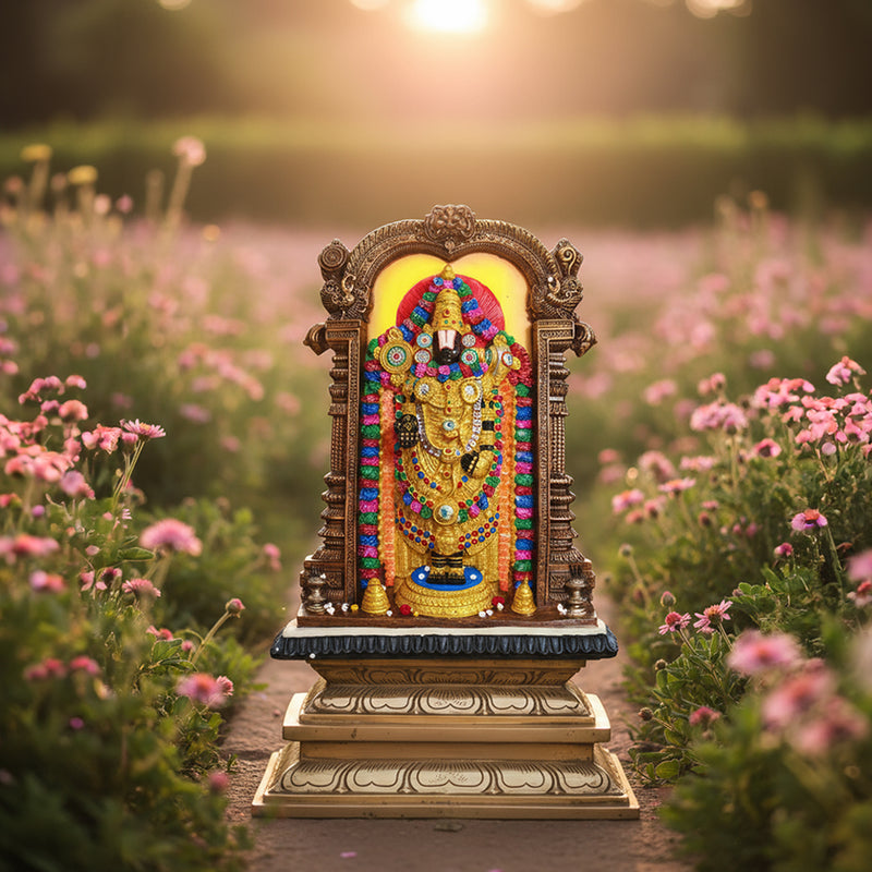 Polyresin Tirupati Balaji Lord Venkateswara Swamy Idol Big Size