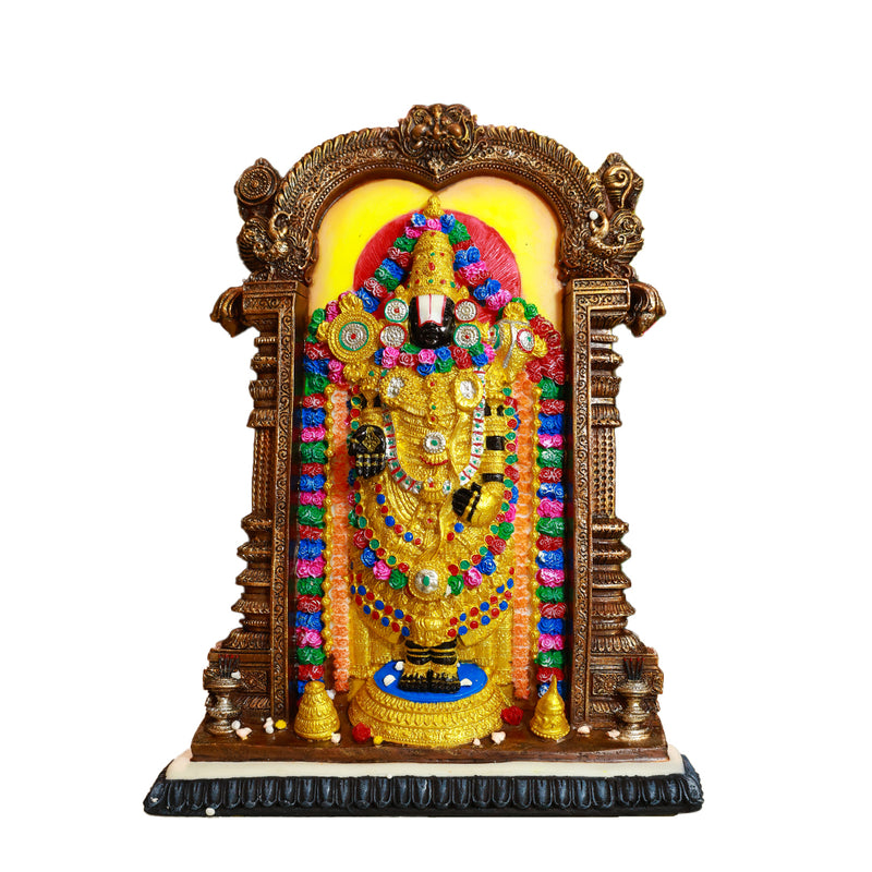 Polyresin Tirupati Balaji Lord Venkateswara Swamy Idol Big Size