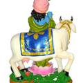 Standing Krishna with Cow Polyresin Idol (Large)