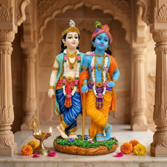 Krishna Balaram Polyresin Deity Idol