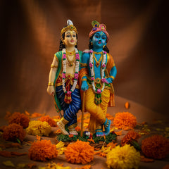 Krishna Balaram Polyresin Deity Idol