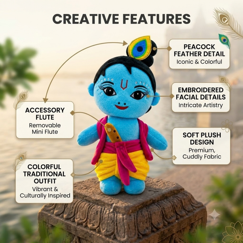 Murlidhar Krishna Plush Toy (13