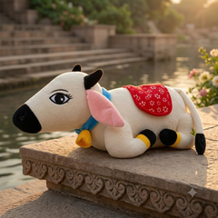 Surabhi Cow Plush Toy with Pocket