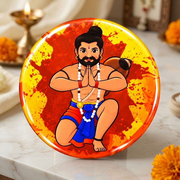 Hanuman Metal Fridge Magnet