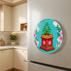 Tulsi Metal Fridge Magnet